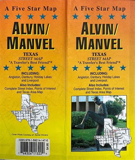 Alvin / Manvel, Texas Street Map - GM Johnson Maps