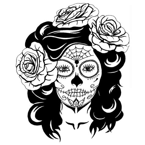 Pin by Ozana Braga on Mulheres Motociclistas | Skull coloring pages, Sugar skull girl, Sugar skull