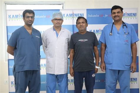 Doctors at Kamineni Hospitals performed a rare and emergency cardiac ...