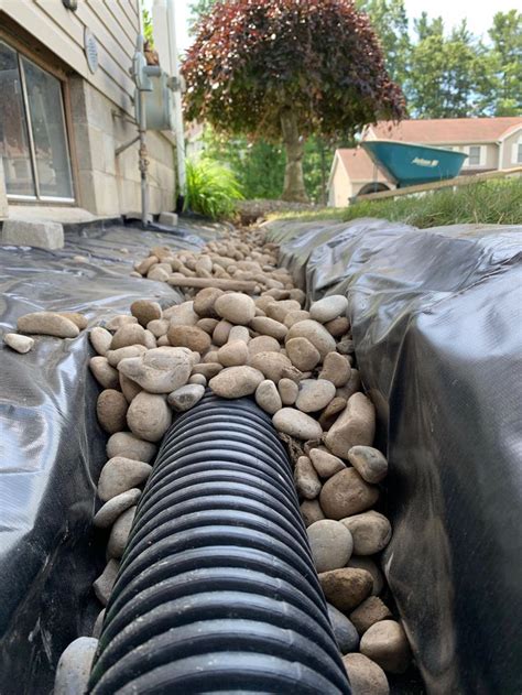 French Drain Patio Drainage - The most important part of the french drain is the slope.