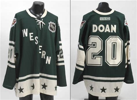 2004 Shane Doan NHL All-Star Game Worn Jersey