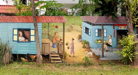 The Making of “Kampung” Mural – Art + Travel of YC