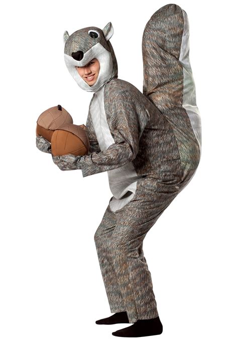 Adult Squirrel Costume - Funny Animal Halloween Costumes for Adults