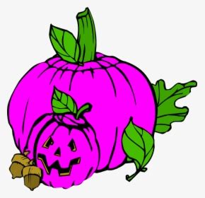 Pink Pumpkin, Dina, Fall Clip Art - Halloween Clipart Pumpkin Patch, HD Png Download - kindpng