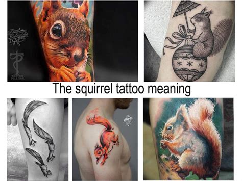 The squirrel tattoo meaning - information about the features of the ...