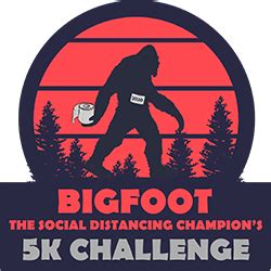 Bigfoot, The Social Distancing Champion's 5K - Strava Challenges