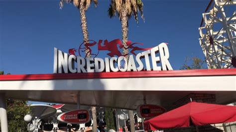 The Incredicoaster - Disney California Adventure 2018 - YouTube