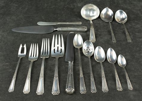 Lot - STERLING SILVER FLATWARE SET