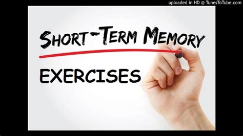 Short Term Memory Exercises