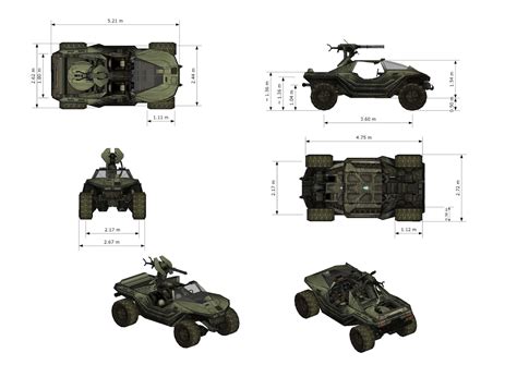 Halo Warthog Schematics