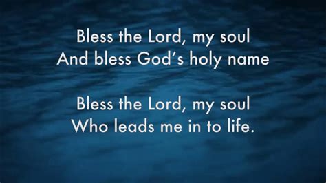 Bless the Lord, my soul (Taize) - YouTube