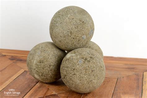 Decorative natural stone garden spheres