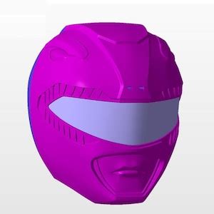 MMPR Red Ranger Helmet Cosplay Prop 3D STL File - Etsy