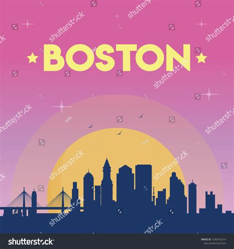 1,021 Vector Boston Skyline Images, Stock Photos & Vectors | Shutterstock