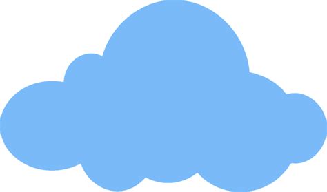 Cloud Weather Blue · Free vector graphic on Pixabay