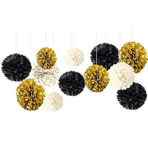 Best Black And Gold Pom Poms For Your Cheerleading Squad