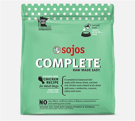 Sojos Complete Dog Food Chicken Recipe | Sojos