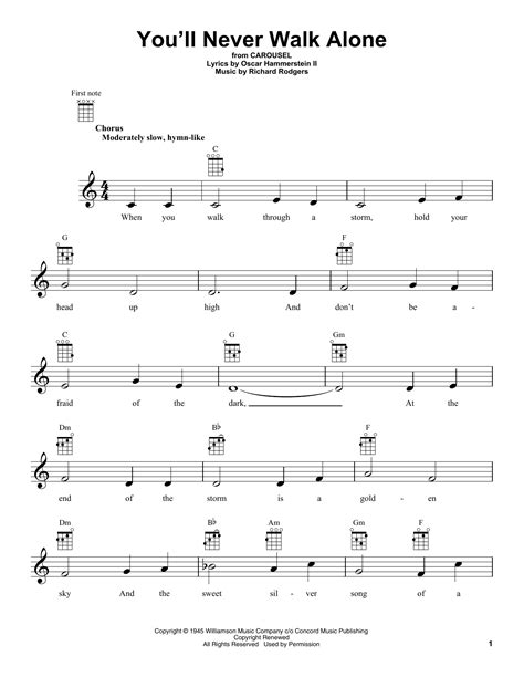 You'll Never Walk Alone | Sheet Music Direct