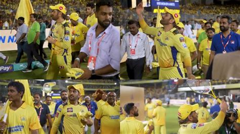 IPL 2023: WATCH - MS Dhoni and CSK team members express gratitude ...