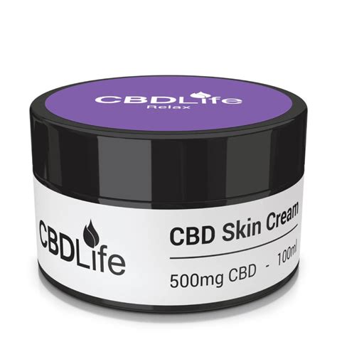 CBD Skin Cream 500mg - 100ml - CBDLifeUK™