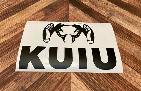 KUIU Logo Decal Hunting Gear KUIU Inspired - Etsy