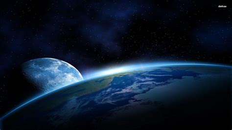 The Moon From Space Earth Wallpapers - Top Free The Moon From Space Earth Backgrounds ...