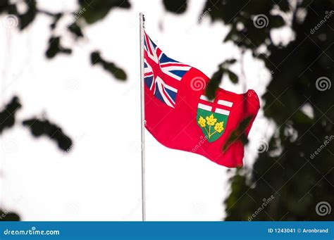 Ontario Flag Stock Image - Image: 1243041