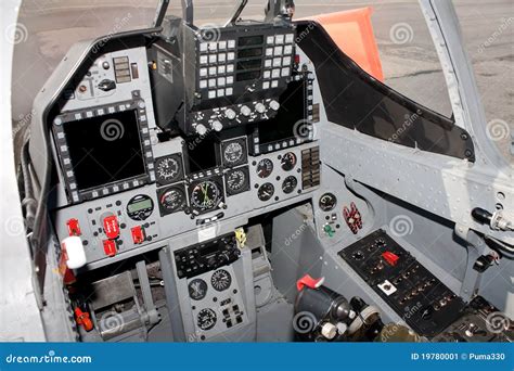 Fighter Cockpit Stock Image - Image: 19780001