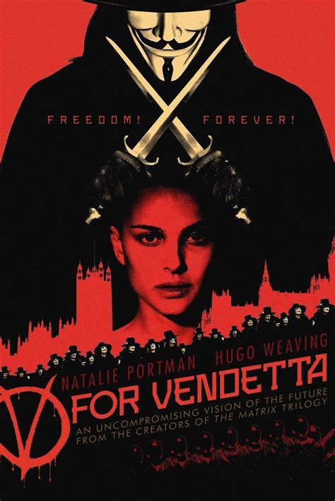 V for Vendetta (2005) Movie Poster – My Hot Posters V For Vendetta Film, V For Vendetta Poster ...