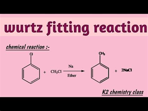 ll wurtz fittig reaction ll class-12 ll by Khushaboo yadav - YouTube