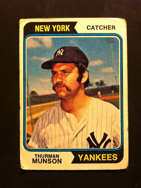 Thurman Munson | Baseball cards, Thurman munson, America's favorite pastime