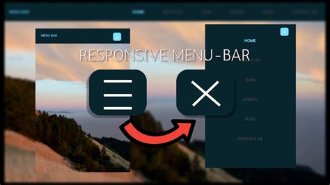 Responsive Navigation Bar Tutorial Html Css Javascript – Themeloader