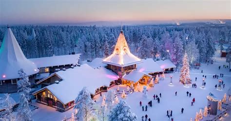 Santa Claus Village In Finland Open To Tourists With Christmas Just Round The Corner