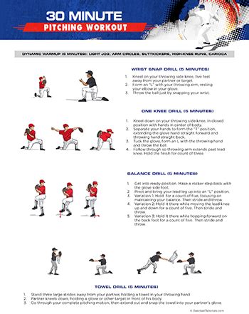 Baseball Pitcher Workout Pdf | EOUA Blog