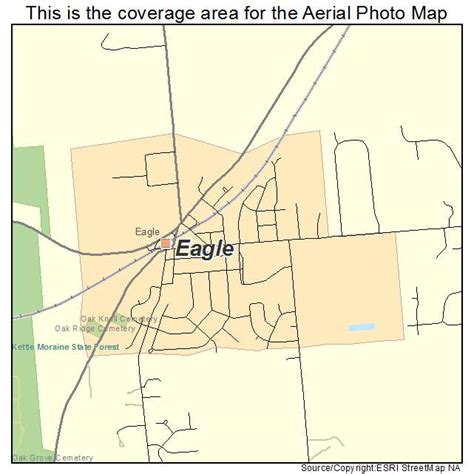 Aerial Photography Map of Eagle, WI Wisconsin