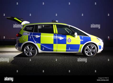 West Yorkshire Police Dog Unit at an incident on Wakefield Road in ...