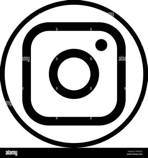 Instagram logo. Insta Realistic social media icon logotype on a ...