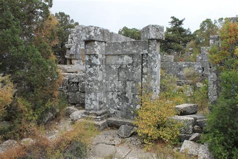 Termessos Ruins an Ancient City in the Historical Area of Pisidia Stock Photo - Image of ...