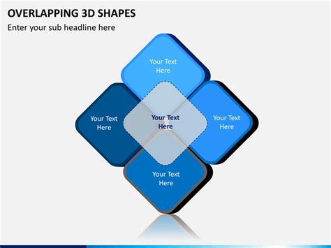 Overlapping 3D Shapes for PowerPoint and Google Slides - PPT Slides