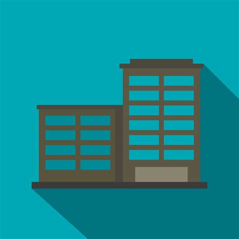 Manufacturing factory building icon, flat style 14750343 Vector Art at ...