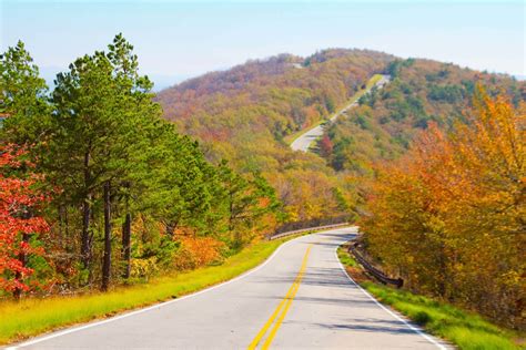 Talimena Drive | A view of Talimena Drive in the fall. This … | Flickr