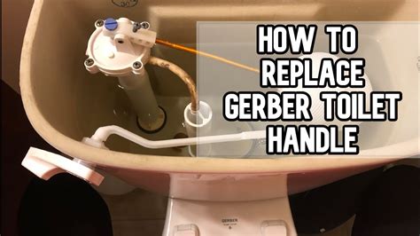 How to replace Gerber toilet handle DIY video #gerbertoilet #flush #toilethandle - YouTube