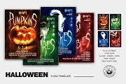 Halloween Flyer Template Design PSD | Creative Market