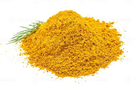 Curry powder on white background 8430875 Stock Photo at Vecteezy