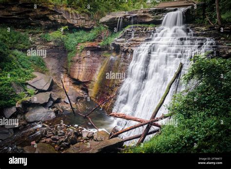 Brandywine Falls - the largest waterfall in Cuyahoga Valley National ...