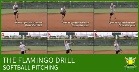 The Flamingo Drill for Softball Pitching