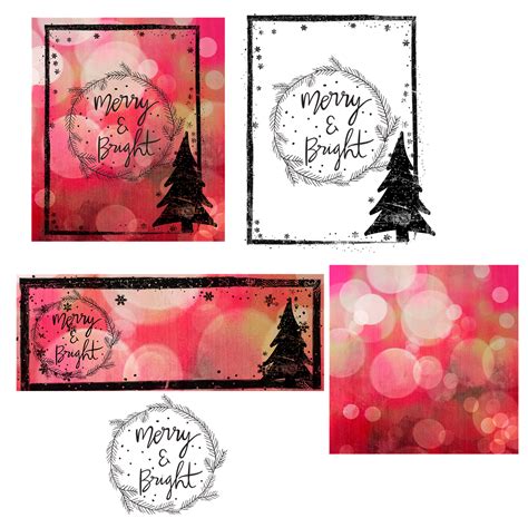 Download Graphic Set Christmas Templates Template Royalty-Free Stock ...