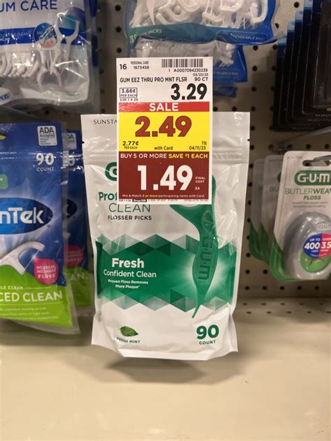 GUM Flosser Picks ONLY $1.49! - Kroger Krazy