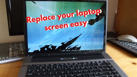 How I Fixed my Laptop Screen Easy 1st time ever - YouTube