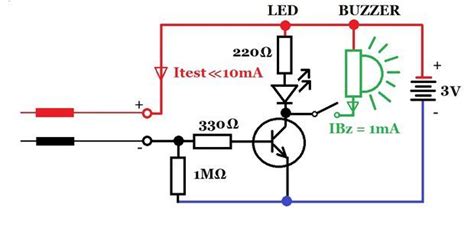 9 Volt Buzzer Circuit Diagram